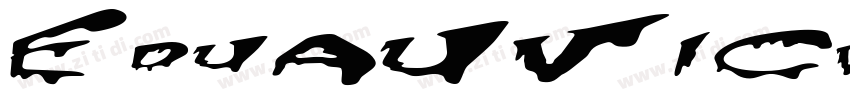 EduAUVICWANTPre Bold字体转换